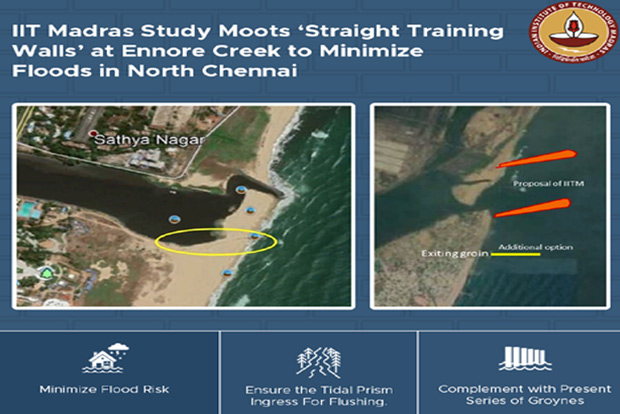Straight training wall at Ennore creek will reduce flood risk: IIT-M