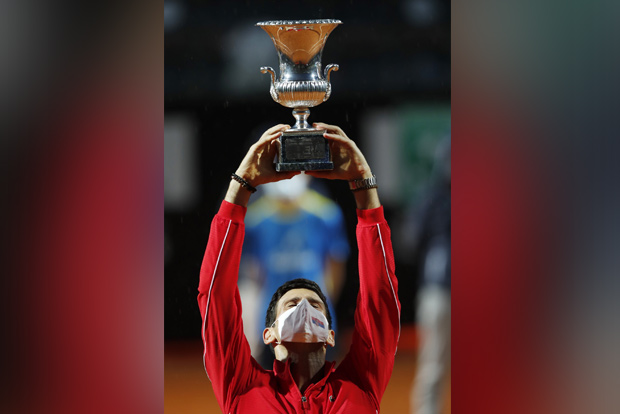 Djokovic clinches record 36th Masters title in Rome Djokovic clinches record 36th Masters title in Rome