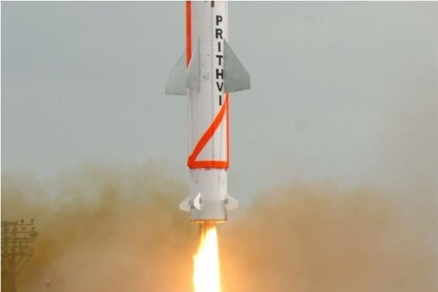 Indigenously developed Prithvi-II missile test fired
