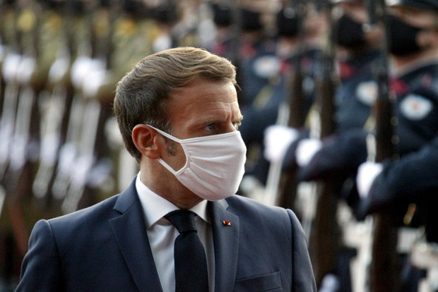 Macron meets exiled Belarus opposition leader, promises help