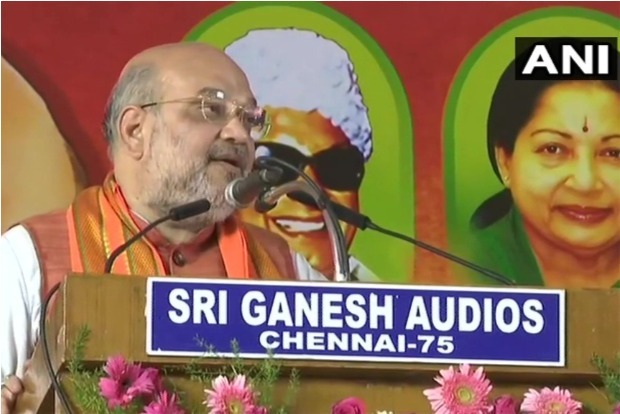 Home Minister Amit Shah campaigns in Puducherry