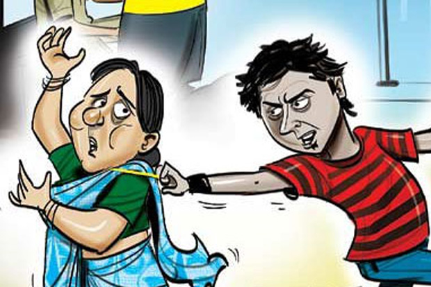 Chain snatched from woman in Ayapakkam Chain snatched from woman in Ayapakkam