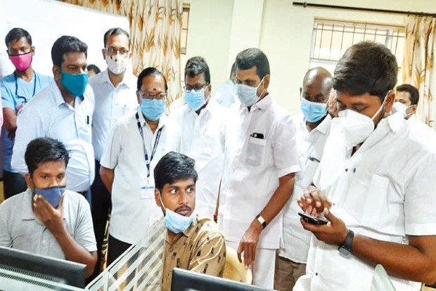 Karur Dt DMK candidates question use of server, AC near strongroom