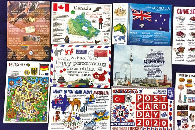 Postcards from strangers build connections, spread knowledge