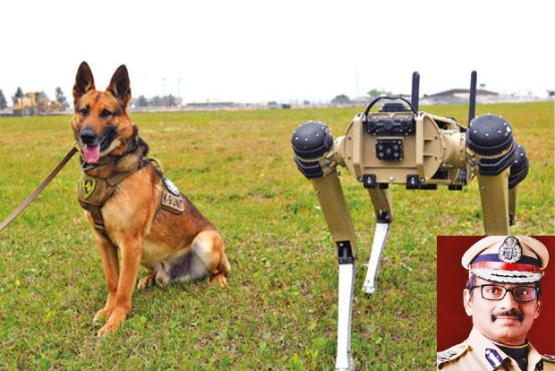 The emerging robot-dog eat police-dog world The emerging robot-dog eat police-dog world