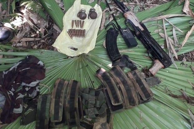 Huge cache of arms, ammunition recovered from Indo-Myanmar border