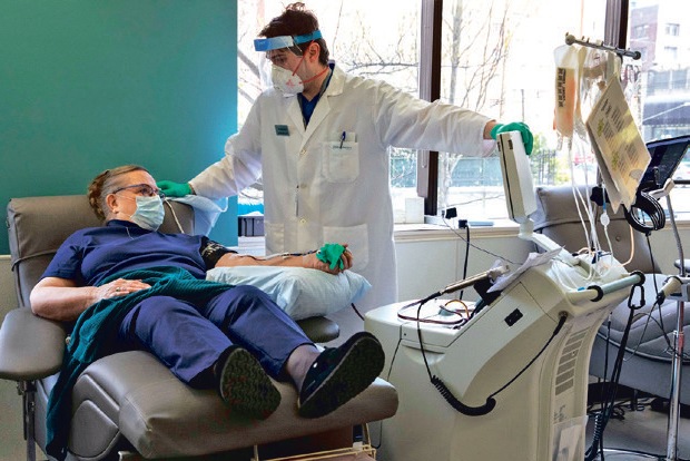 Undoing of the COVID-19 plasma boom Undoing of the COVID-19 plasma boom