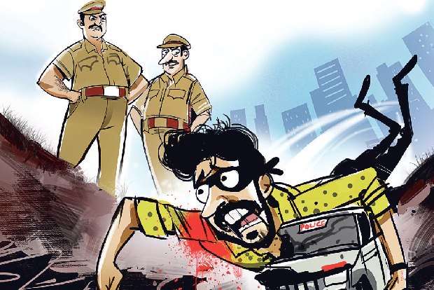 Drunk youth in Tirupur steals police jeep in broad daylight, caught after ramming vehicle into lorry