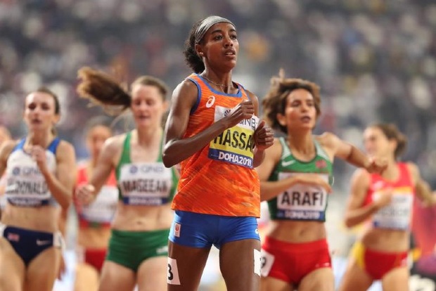 Tokyo Olympics: World champ Hassan falls, gets up and wins 1,500 heat