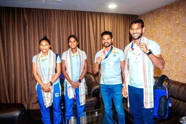 Odisha Welcomes Four Olympics Hockey Players