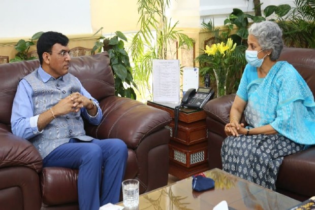 Mandaviya, WHO chief scientist discuss approval for Covaxin