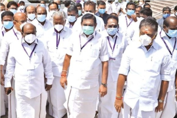 AIADMK walks out before Budget claiming EPS not allowed to speak