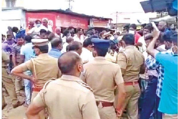 Villagers protest as Rly closes pathway