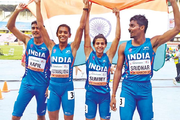 India mixed relay team clinches bronze India mixed relay team clinches bronze