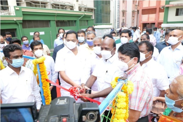 2 oxygen storage tanks inaugurated at Rajiv Gandhi Govt General Hospital
