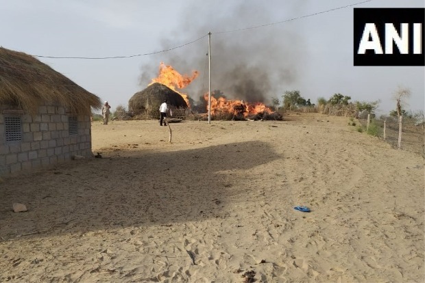 MiG 21 aircraft crashes in Barmer, pilot ejects