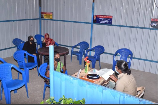 Madurai Police Stations Gets A Makeover: Waiting Hall For Petitioners