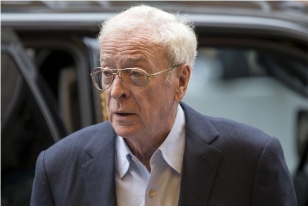 Michael Caine says he spent eight years trying not to blink on the screen