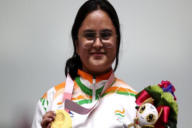 Shooter Avani becomes 1st woman to clinch gold