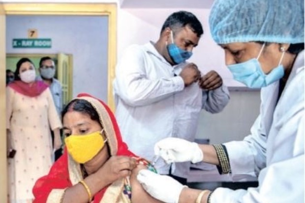 India records highest COVID-19 vaccinations in a day