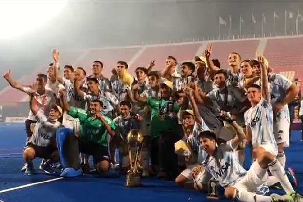 Argentina clinches second junior hockey WC title