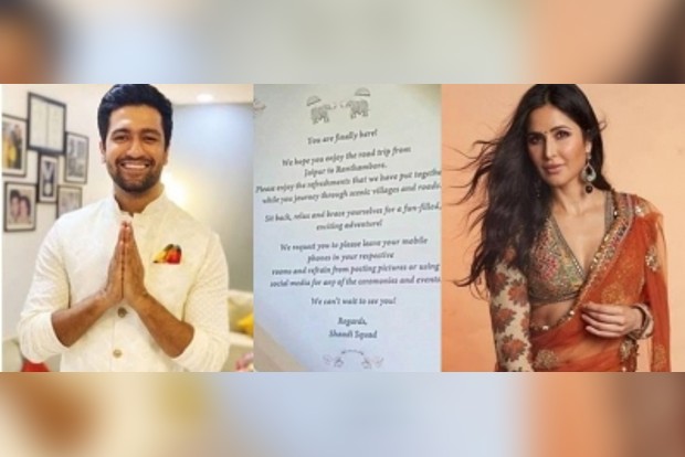 KatVic wedding: Welcome note from wedding venue goes viral KatVic wedding: Welcome note from wedding venue goes viral