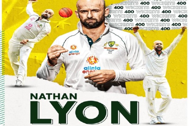 Nathan Lyon registers his 400th scalp in Test cricket