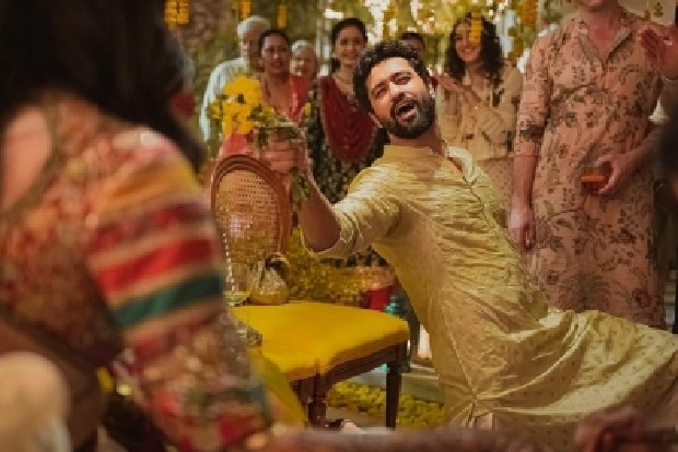 KatVic share their wedding Sangeet pictures KatVic share their wedding Sangeet pictures