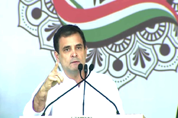Oust Hindutvadis from power, bring back Hindus, Rahul says at Cong show of strength