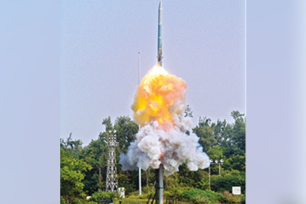 India launches supersonic missile