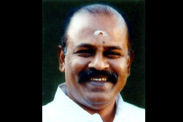 AIADMK MLA Pollachi Jayaraman inspects pond, footwear hurled AIADMK MLA Pollachi Jayaraman inspects pond, footwear hurled