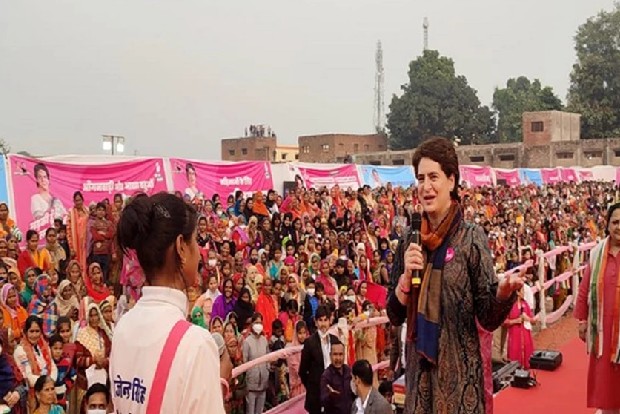 Politics done in name of religion, caste but no work done for women: Priyanka Gandhi
