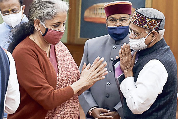 Relief to corona-hit common man expected in Budget today Relief to corona-hit common man expected in Budget today