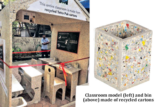 Social initiative launches campaign to convert cartons into bins, furniture