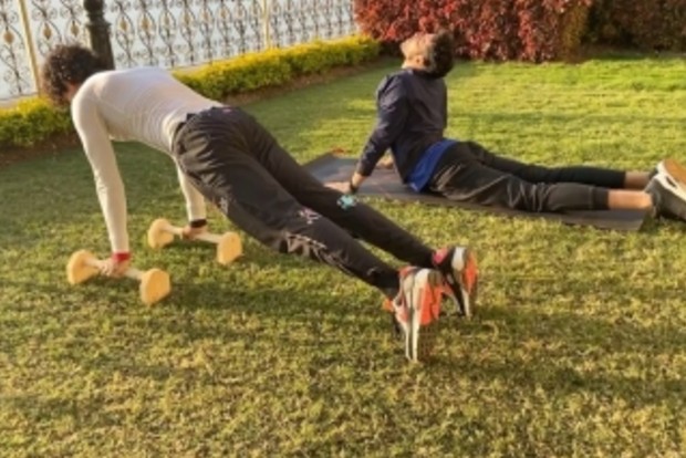 Ishaan, Siddhant ask Katrina to workout with the boyzz