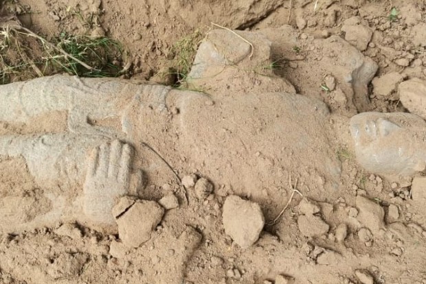 5-foot Vishnu idol, possibly from ancient Vaishnavite shrine, unearthed in Tamil Nadu