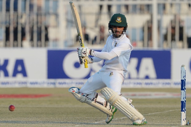 Haques hundred helps Bangladesh set West Indies 395 target
