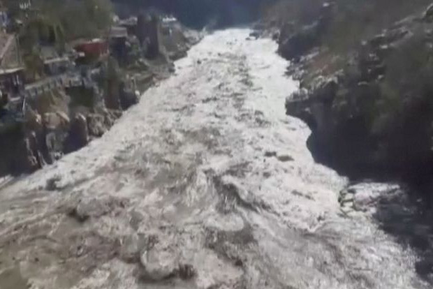 Watch: Massive Flood As Glacier Breaks Off At Joshimath