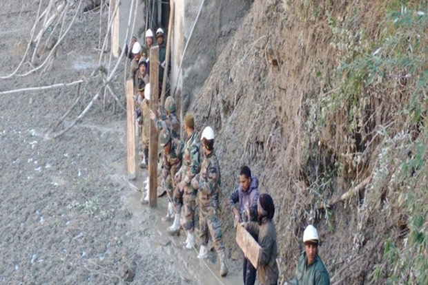 Watch: 16 people trapped in tunnel following glacier burst rescued by ITBP