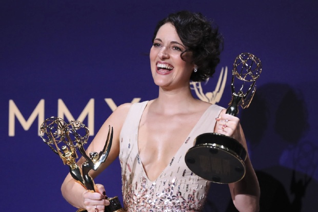 Fleabag star Phoebe Waller-Bridge with Donald Glover in Mr. and Mrs. Smith