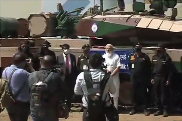 PM hands over indigenous Arjun tank to Army