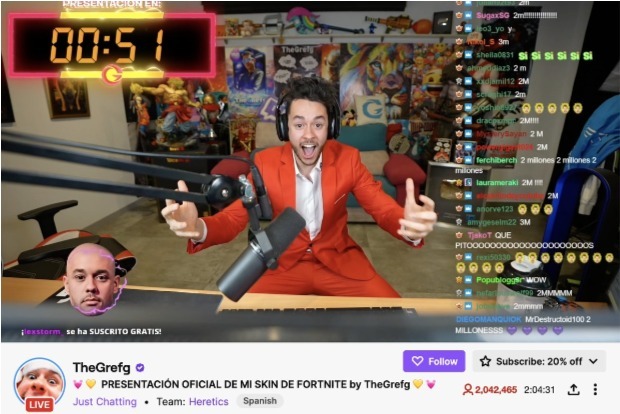 Spanish Streamer Smashes Twitch Records For Concurrent Viewers