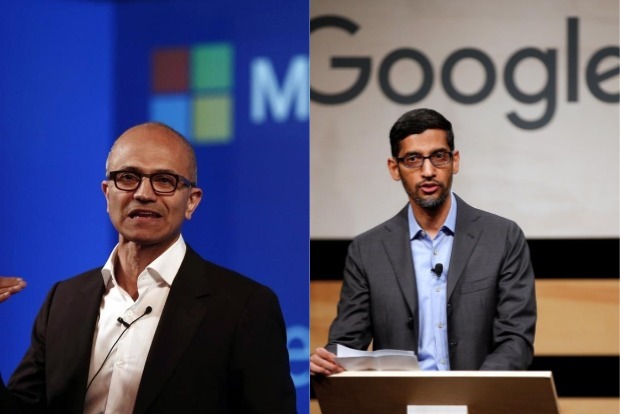 Cricket lovers Nadella, Pichai celebrate Indias fairytale victory