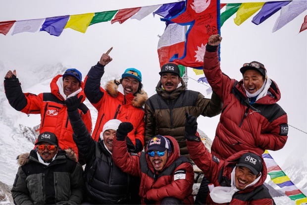 Nepal Team That Scaled K2 Receive Heros Welcome Back Home
