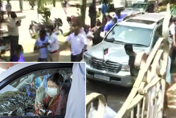 AIADMK flag in Sasikalas car creates flutter, Jayakumar objects, TTV justifies
