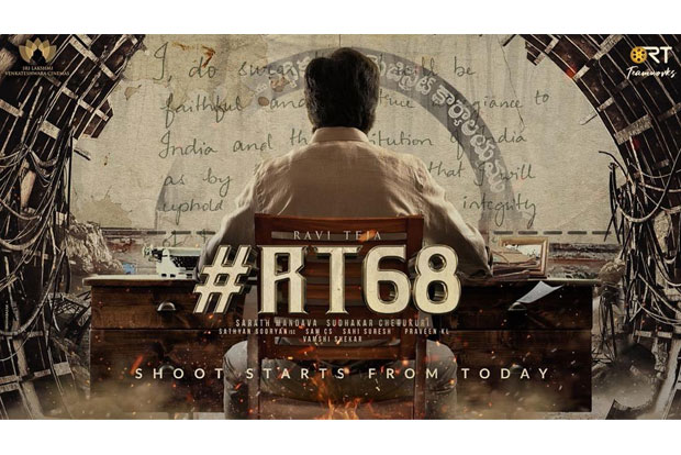 Ravi Teja starts shooting for 68th film Ravi Teja starts shooting for 68th film