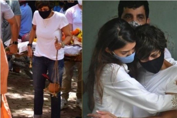 Mandira Bedi gets support from colleagues after criticism for performing husbands last rites, dress