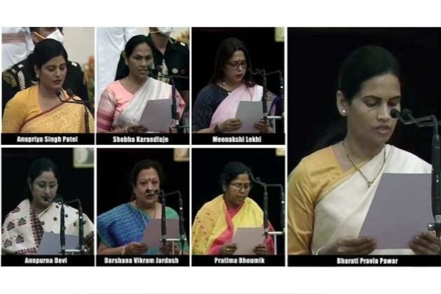 Seven more women join Modis council of ministers
