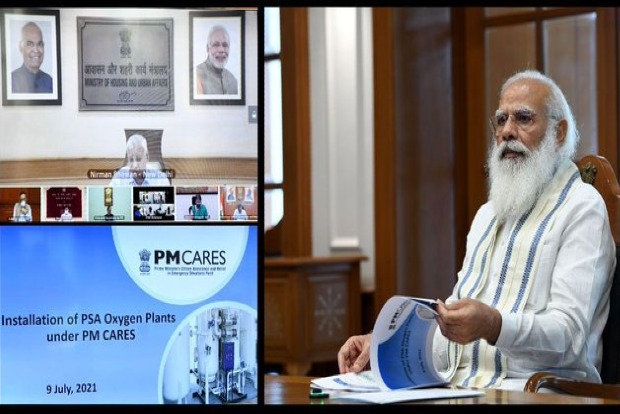 PM Modi reviews progress of oxygen augmentation, availability across country