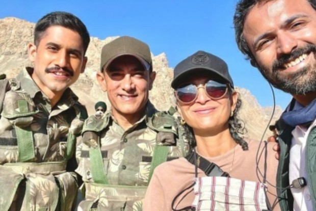 Naga Chaitanya shares on-location still from Laal Singh Chadha set